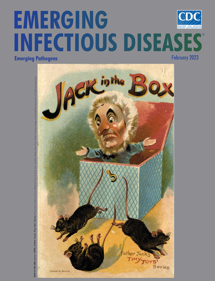 Jack in the Box (circa 1890), Father Tuck’s Tiny Tots’ Series. Illustrated children’s book. Raphael Tuck & Sons, Ltd., London; Paris; New York. Public domain image contributed by University of California Libraries.